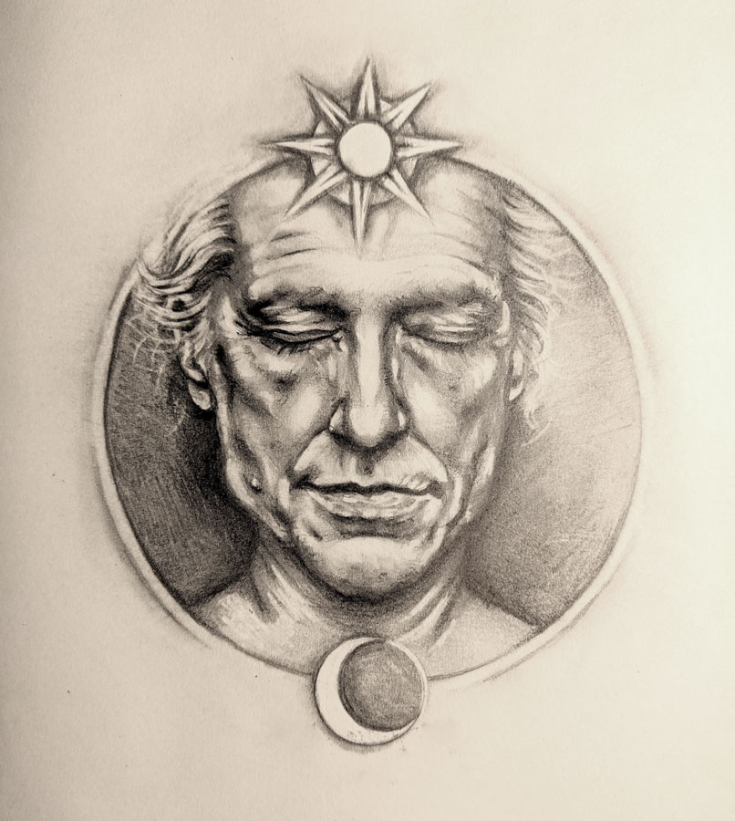 portrait of artist Alex Gray