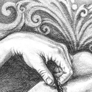 drawing of a woman's hand