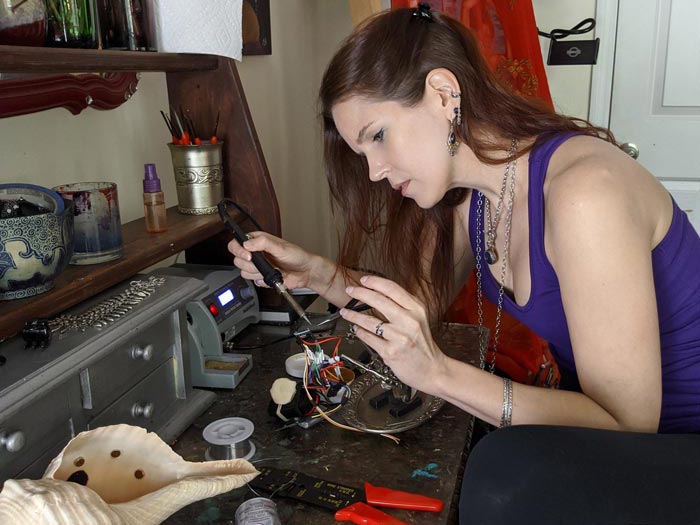 Monet soldering electronics