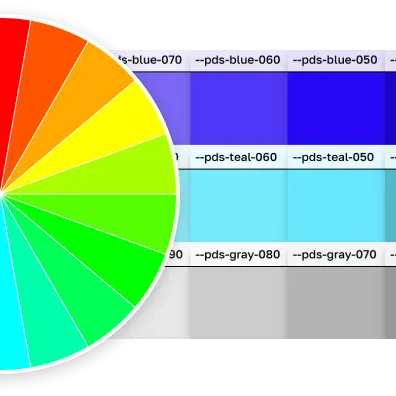 colorwheel and color swatches