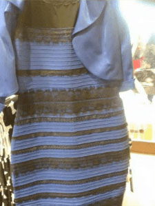 the gold and white or blue and black dress that started a meme