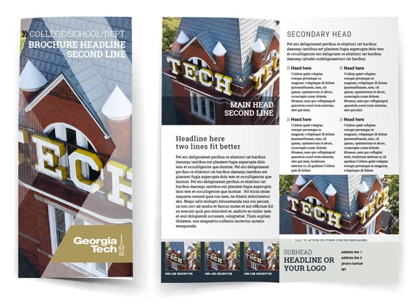 4 x 9 half fold brochure