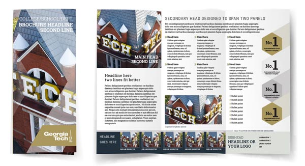 4 x 9 trifold brochure