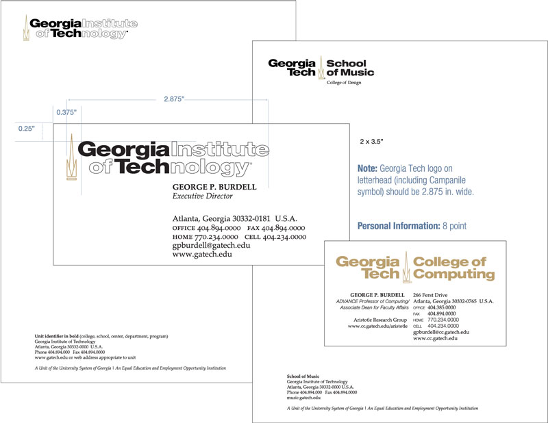 Georgia Tech stationary examples