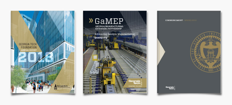 branded report cover examples