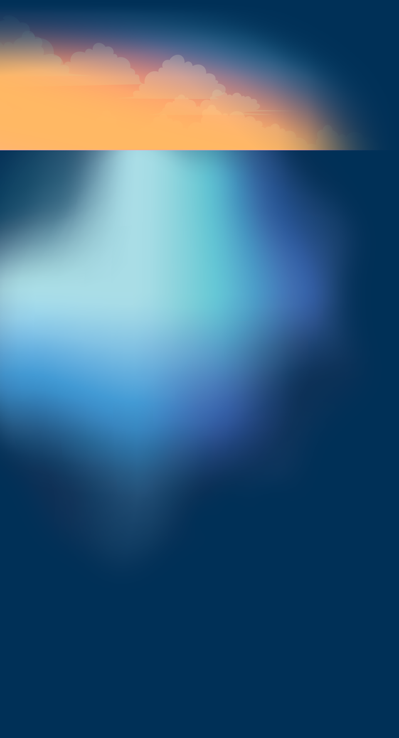 background representing the ocean surrounding a glacier