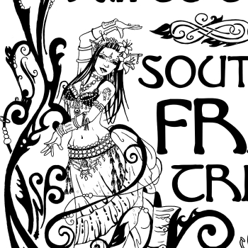 thumbnail of bellydancer illustration