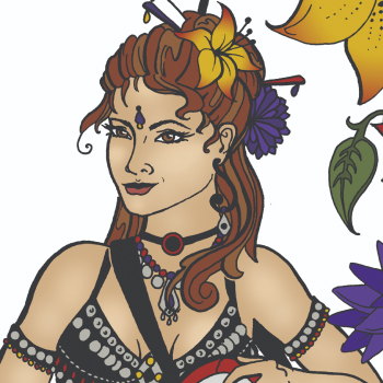 thumbnail of a bellydancer