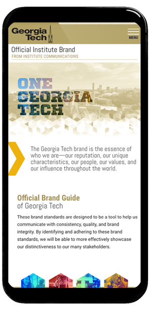 Georgia Tech Brand Website Redesign