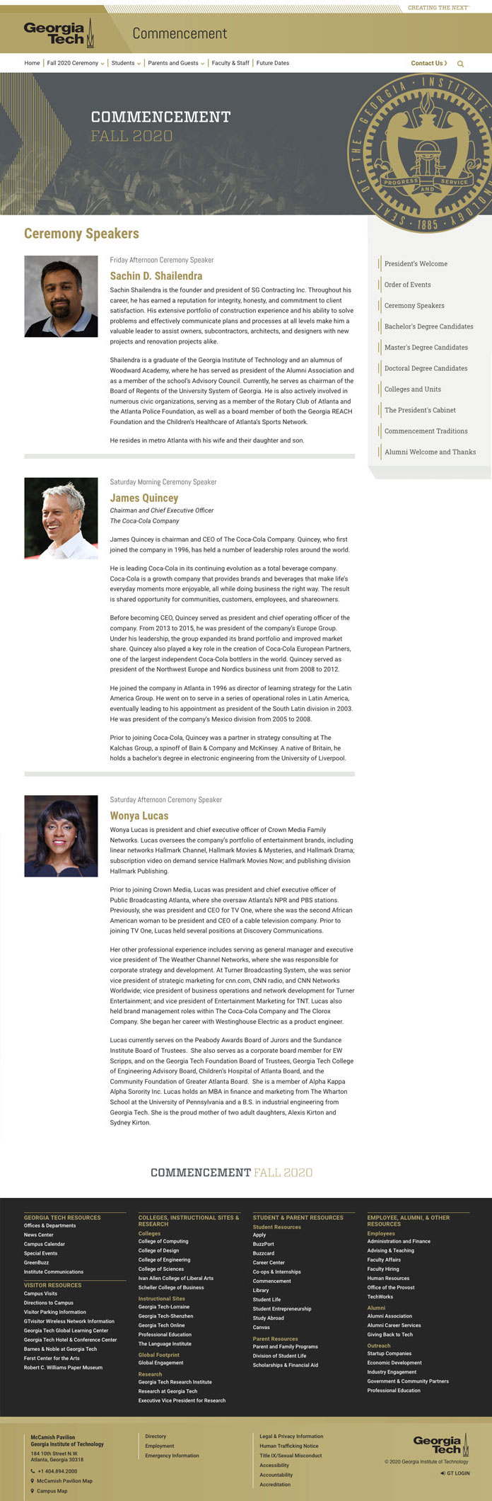 Georgia Tech Online commencement program