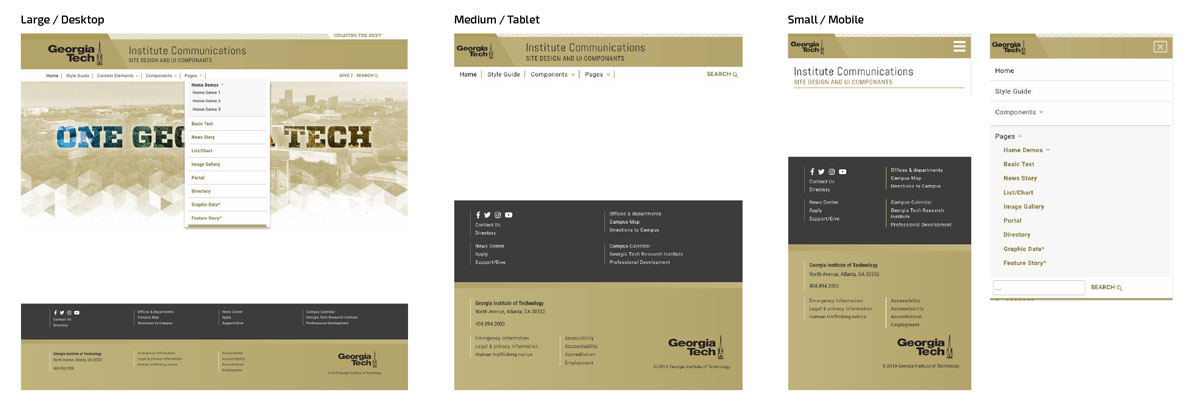 Georgia Tech Web Design System