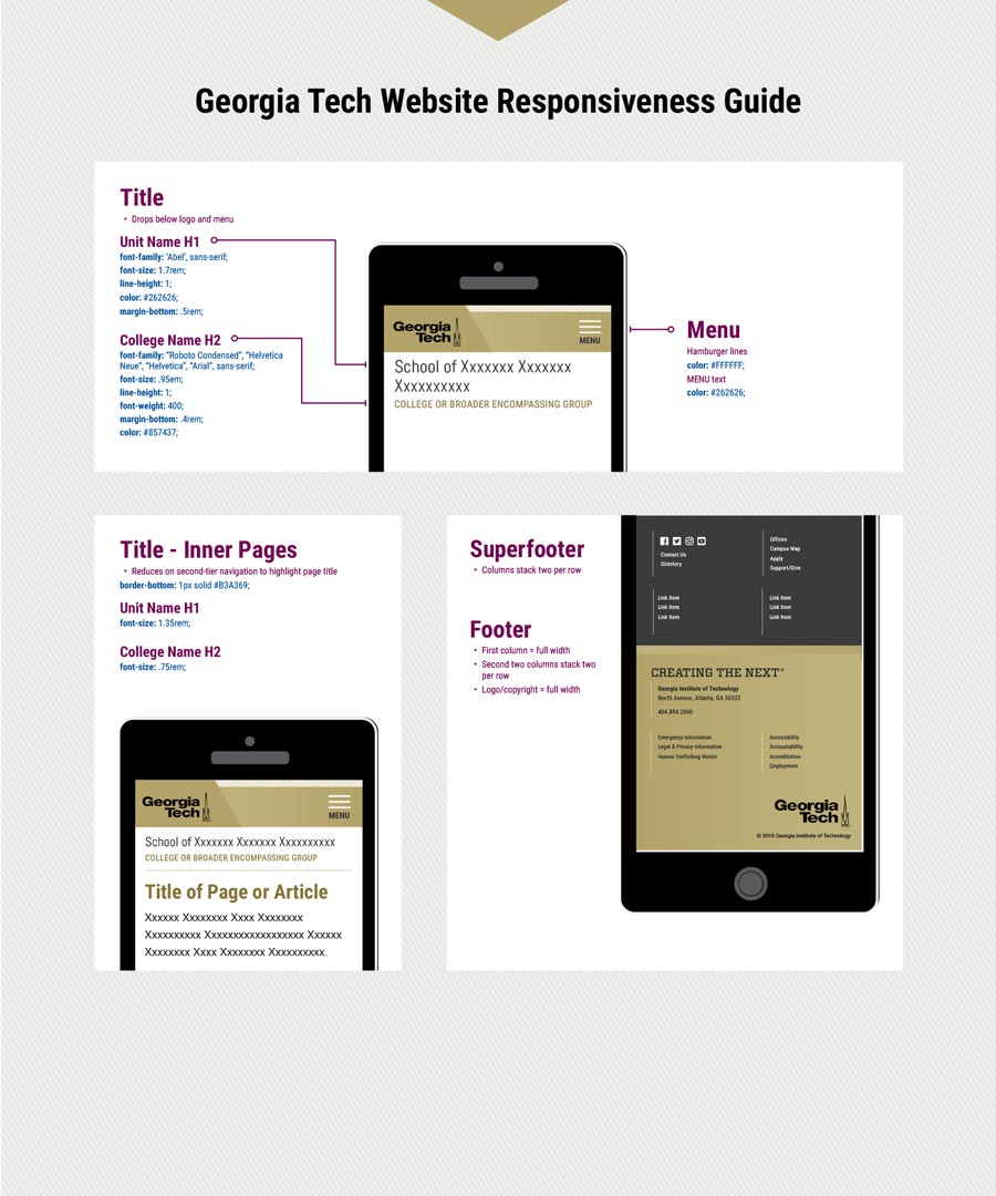 Georgia Tech Web Design System development guide