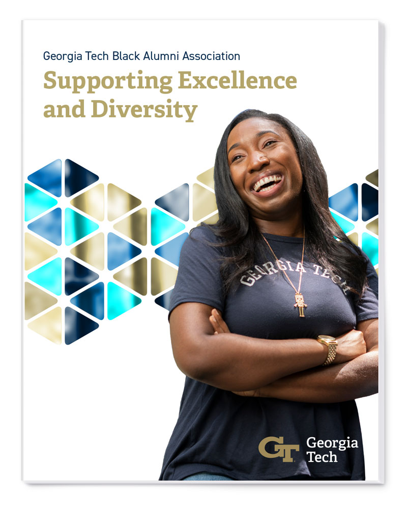 a case statement cover with a smiling black student