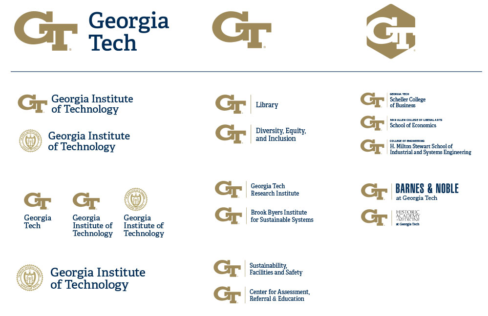 Georgia Tech logos