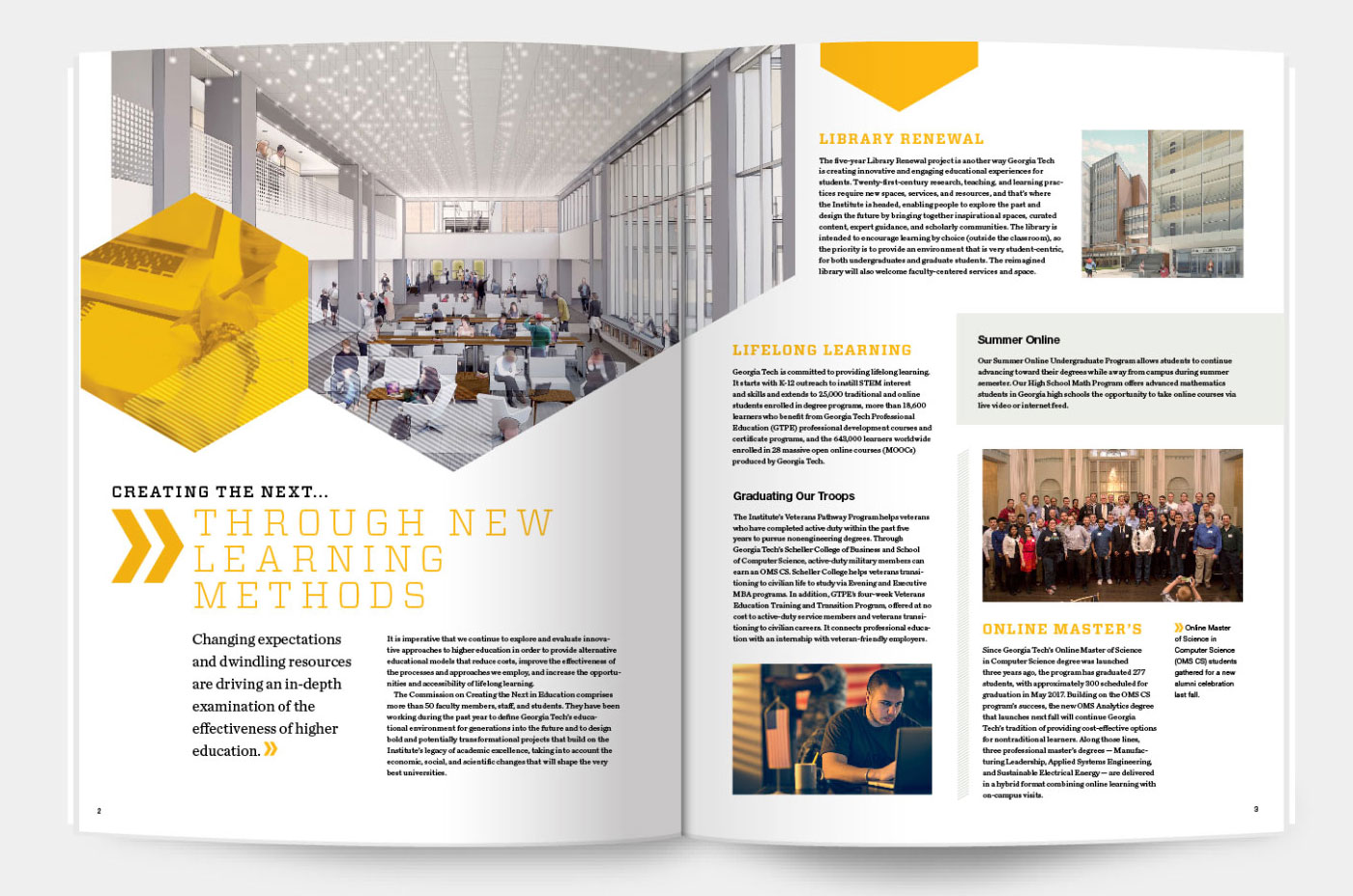 semi-annual report interior spread 1