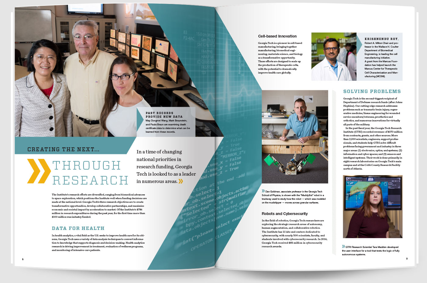 semi-annual report interior spread 2