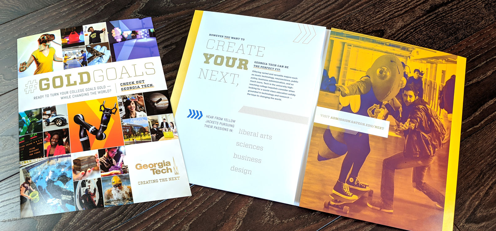 printed mailer front and back